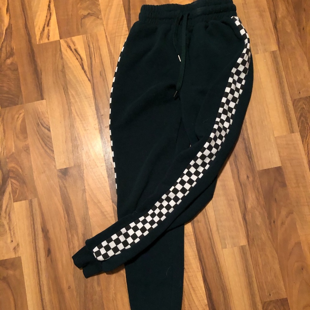 Dark green joggers